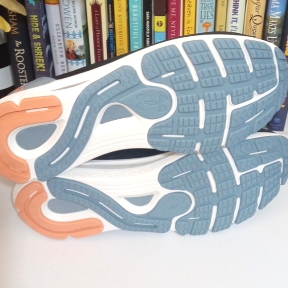 UNDER ARMOUR BLACK BLUE GRANITE HOVR SONIC 6 SNEAKERS SIZE 12 NWT - Picture 5 of 9